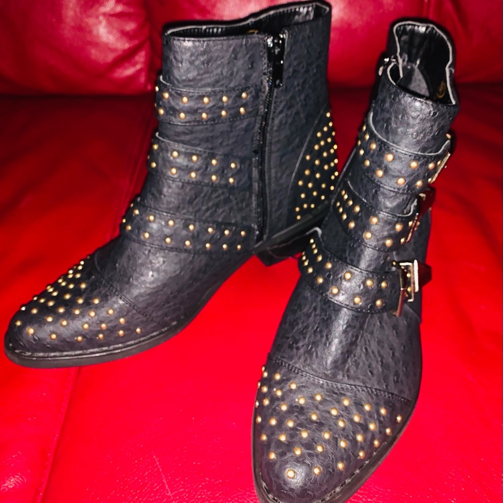 Buckle and stud booties - Picture 2 of 5
